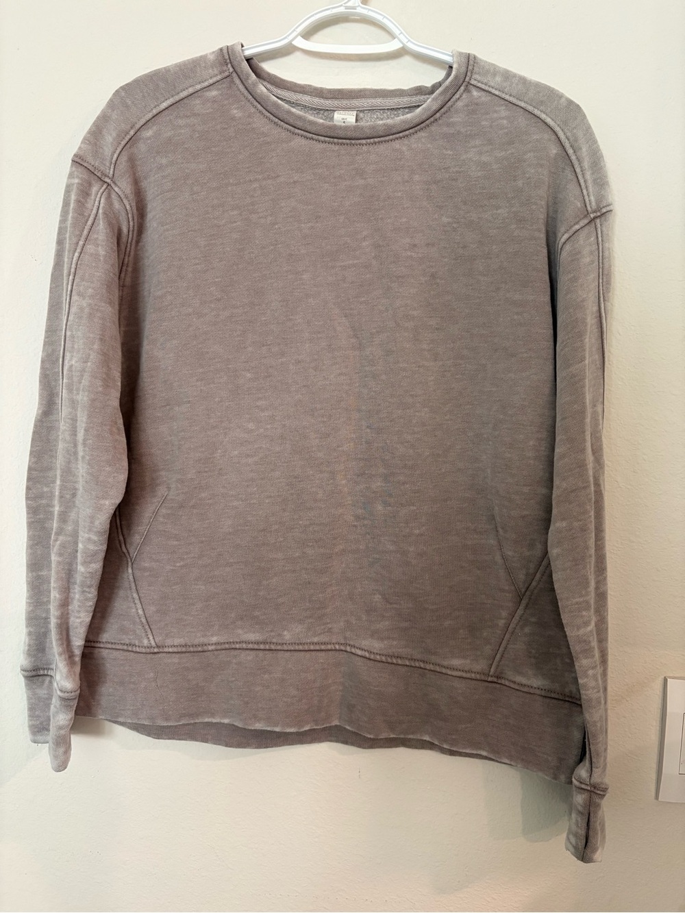 Balance Collection Ladies Crewneck Sweater - washed out Brown